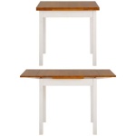 Masa extensibila de sufragerie, 80 cm latime, 120 cm latime extinsa - imagine 3