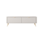 Comodă TV cashmere 163 cm cu compartimente, fronturi MDF și design modern elegant pentru living SERENA - imagine 2