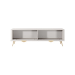 Comodă TV cashmere 163 cm cu compartimente, fronturi MDF și design modern elegant pentru living SERENA - imagine 3