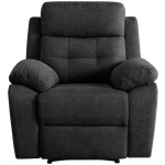 Fotoliu tapitat gri antracit, design modern, confort premium pentru living, 97 cm - imagine 3