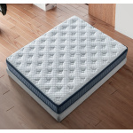 Pat Boxspring BELLA cu ladă de depozitare, structură metalică, material si saltea premium cu topper integrat - imagine 5