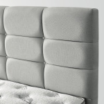 Pat Boxspring BEST cu ladă de depozitare, structură metalică și saltea premium cu topper integrat - imagine 6