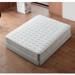 Pat Boxspring DIANA cu ladă de depozitare, structură metalică, material si saltea premium cu topper integrat - imagine 6