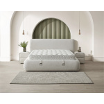 Pat Boxspring SENSO cu ladǎ de depozitare, structurǎ metalicǎ, material si saltea premium cu topper integrat - imagine 9