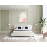 Pat Boxspring MILANO cu lada de depozitare, structura metalica, saltea premium, material catifelat - imagine 2