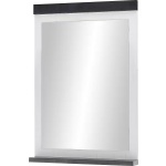 Oglindă pentru hol, stil rustic, culoare alb murdar-negru, material PAL, design decorativ pentru interior - imagine 3