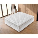 Pat Boxspring ASTORIA cu ladă de depozitare și saltea pocket spring cu topper integrat, design modern, tapițat premium - imagine 7