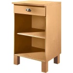 Dulap bucătărie 50 cm, lemn masiv, 1 sertar și 2 rafturi, design compact și rezistent pentru depozitare