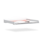 Modul înfășat pentru comodă, stil clasic romantic, alb mat, design ergonomic cu margini înălțate, sigur și practic pentru bebeluși BELLE - imagine 3