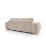 Canapea extensibilă 4 locuri, design rotunjit premium, cu ladă depozitare, arcuri și spumă de densitate inalta, 259 cm lungime BILLY - imagine 4