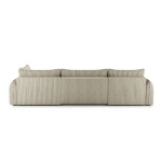 Colțar extensibil în U, cu ladă depozitare, arcuri sinusoidale și spumă HR, design premium modern, 370 cm TORRO - imagine 7