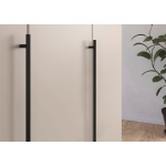 Dulap 360 cm lungime, 8 uși batante, culoare champagne, finisaj mat, mânere negru mat, 229 cm înălțime, compartimentare premium - imagine 3