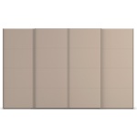 Dressing 360 cm lungime, 4 uși glisante, culoare casmir, finisaj mat, compartimentare premium, 223 cm înălțime - imagine 4