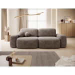 Canapea extensibilă 259 cm, 3 locuri BOLD cu ladă de depozitare și funcție pat, design modern