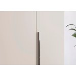 Dulap 400 cm lățime, 8 uși batante, culoare champagne, 223 cm înălțime, compartimentare practică pentru dormitor - imagine 7